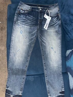 PURPLE Branded Light-Medium Blue Wash Jeans